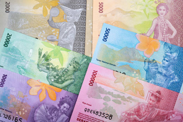 indonesian rupiah a business background with money