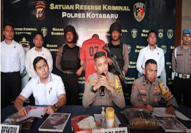polres kotabaru press rilis